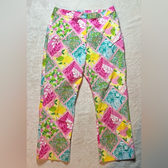 Lilly Pulitzer Pants - Vintage‎ Lilly Pulitzer patchwork cropped pants